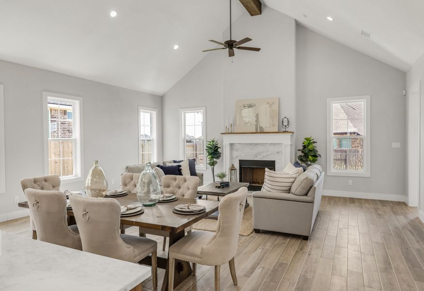Representative furnished interior of a home built from the The Maggie by Reece Homes in Traditions, Bryan (Image 27).
