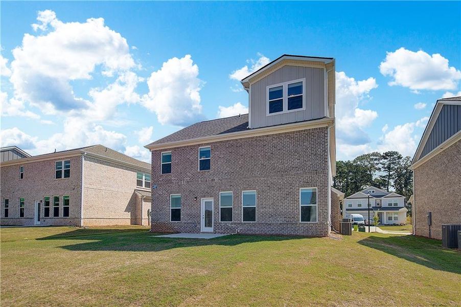 Exterior details and patio area of a home in Bowers Farm, McDonough (Image 4). Exterior details and patio area of a home in Bowers Farm, McDonough (Image 4).