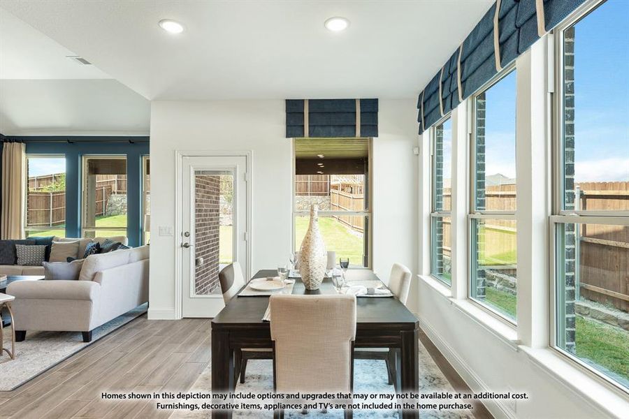 Furnished interior view inside a new home in Mockingbird Hills, Joshua (Image 23).