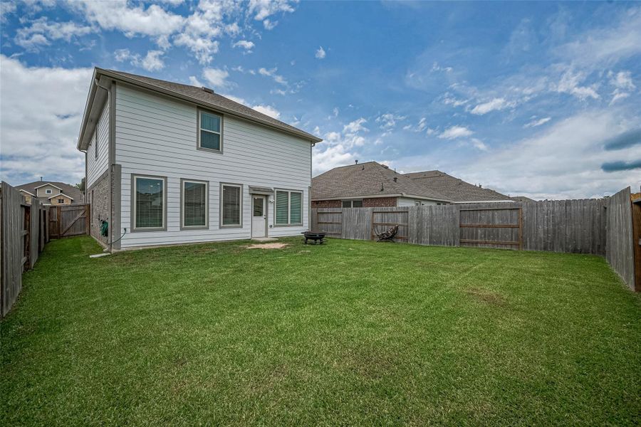 Exterior details and patio area of a home in Tavola: Gulf Coast Collection, New Caney (Image 22). Exterior details and patio area of a home in Tavola: Gulf Coast Collection, New Caney (Image 22).