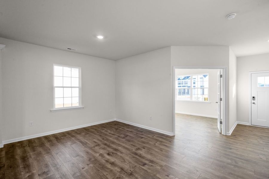 Representative unfurnished interior of a home built from the COLUMBIA by D.R. Horton in Gretchen Pines, West End (Image 27).