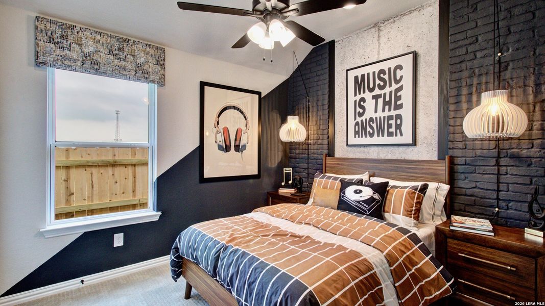 Furnished interior view inside a new home in Prominence, San Antonio (Image 3).