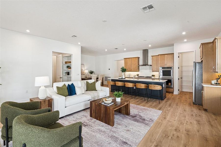 Furnished interior view inside a new home in Celebration - Island Village, Celebration (Image 8).