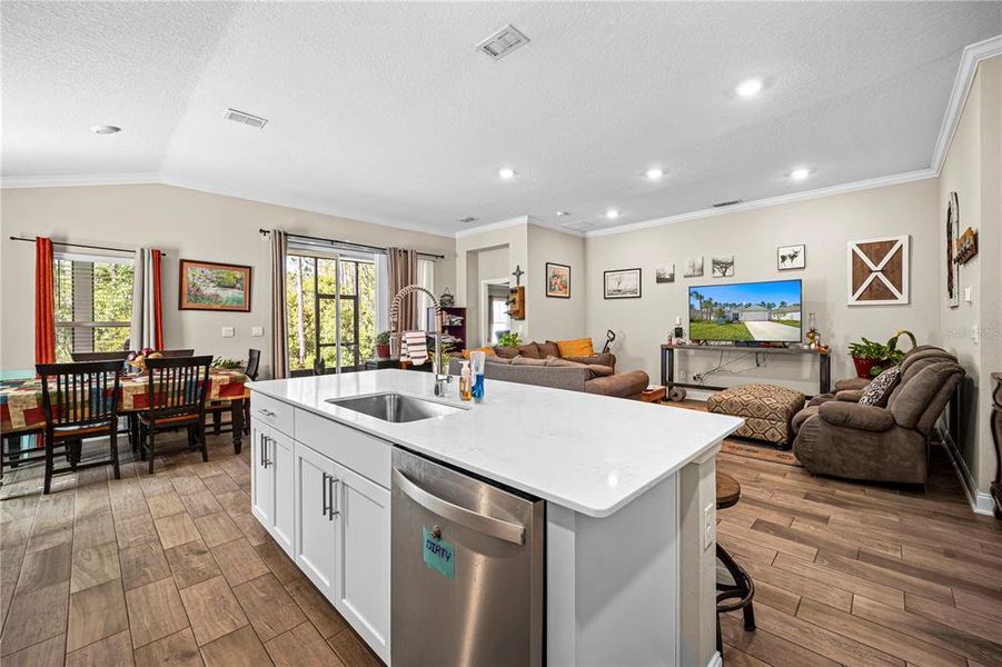 Furnished interior view inside a new home in Sawmill Branch, Palm Coast (Image 12).