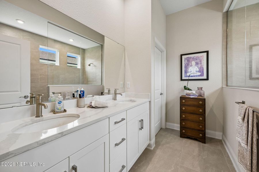 Furnished interior view inside a new home in RiverTown, St. Johns (Image 9).