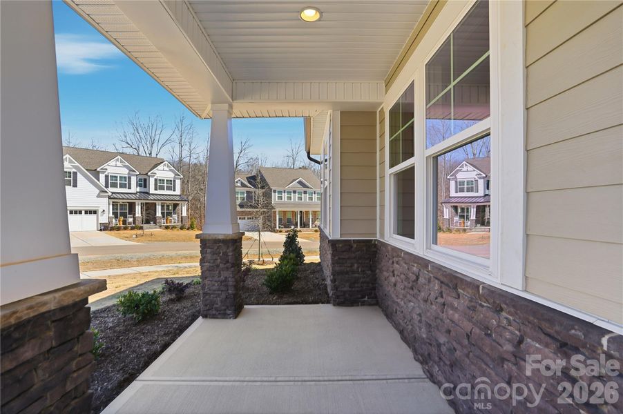 Exterior details and patio area of a home in Rone Creek, Waxhaw (Image 3). Exterior details and patio area of a home in Rone Creek, Waxhaw (Image 3).