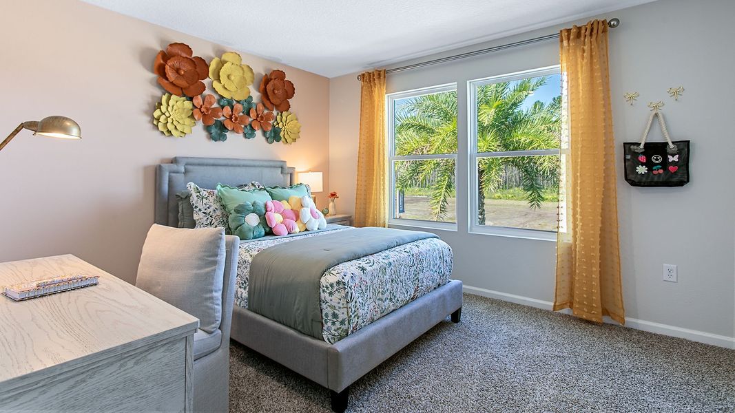 Furnished interior view inside a new home in Copes Landing, Jacksonville (Image 30). Furnished interior view inside a new home in Copes Landing, Jacksonville (Image 30).
