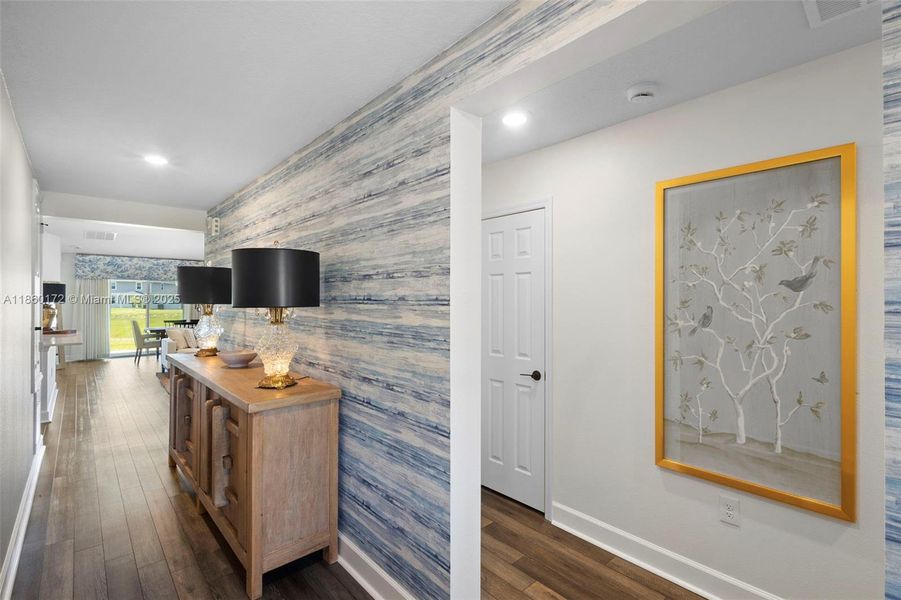 Furnished interior view inside a new home in , Davenport (Image 10).