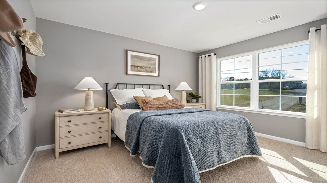 Furnished interior view inside a new home in Aspen Place, Thomasville (Image 13). Furnished interior view inside a new home in Aspen Place, Thomasville (Image 13).