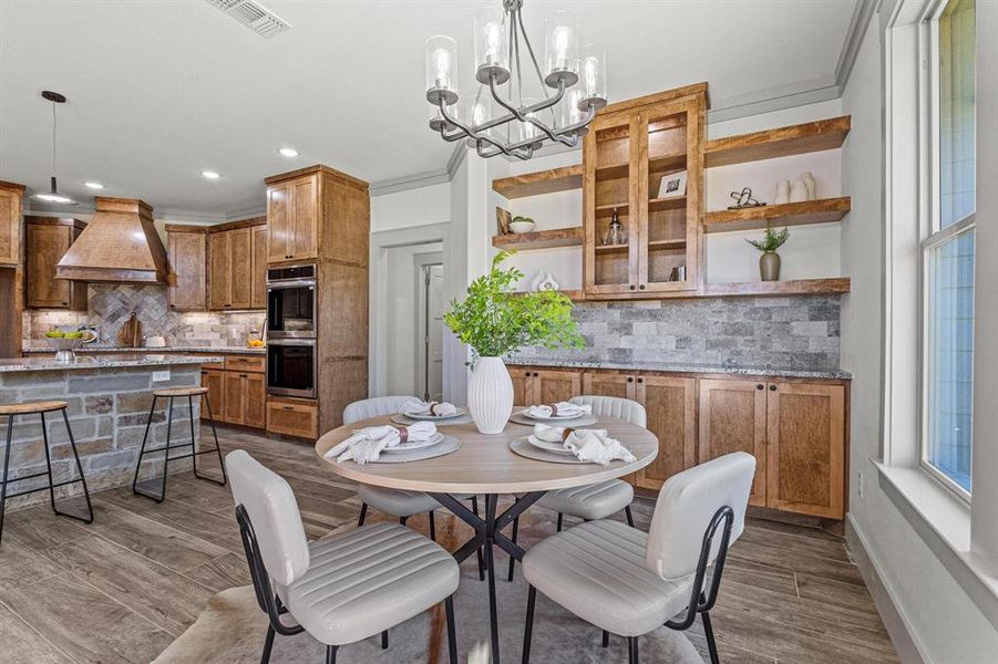 Furnished interior view inside a new home in , Howe (Image 19).