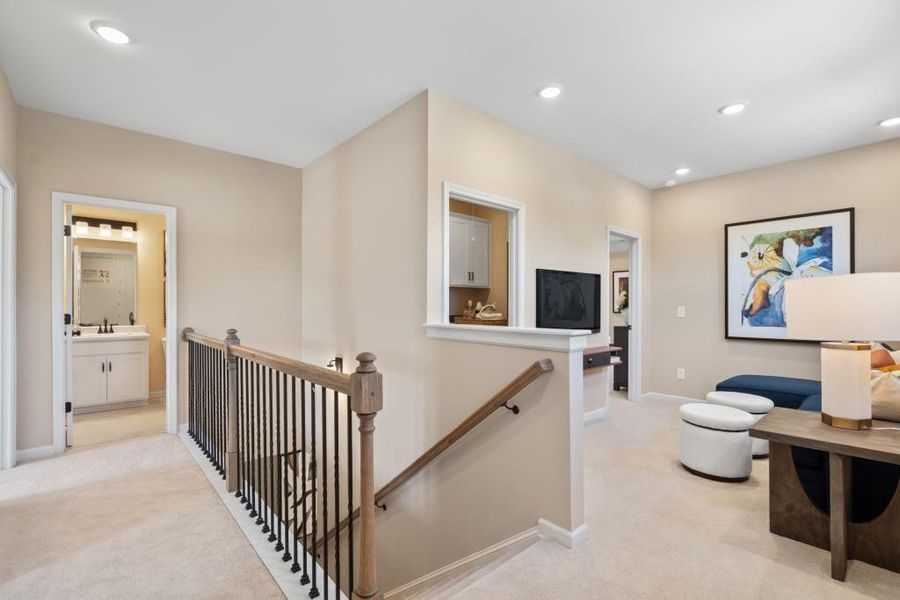 Furnished interior view inside a new home in The Andros, Dalton (Image 29).