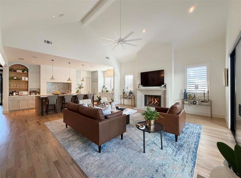 Furnished interior view inside a new home in , Dallas (Image 34).