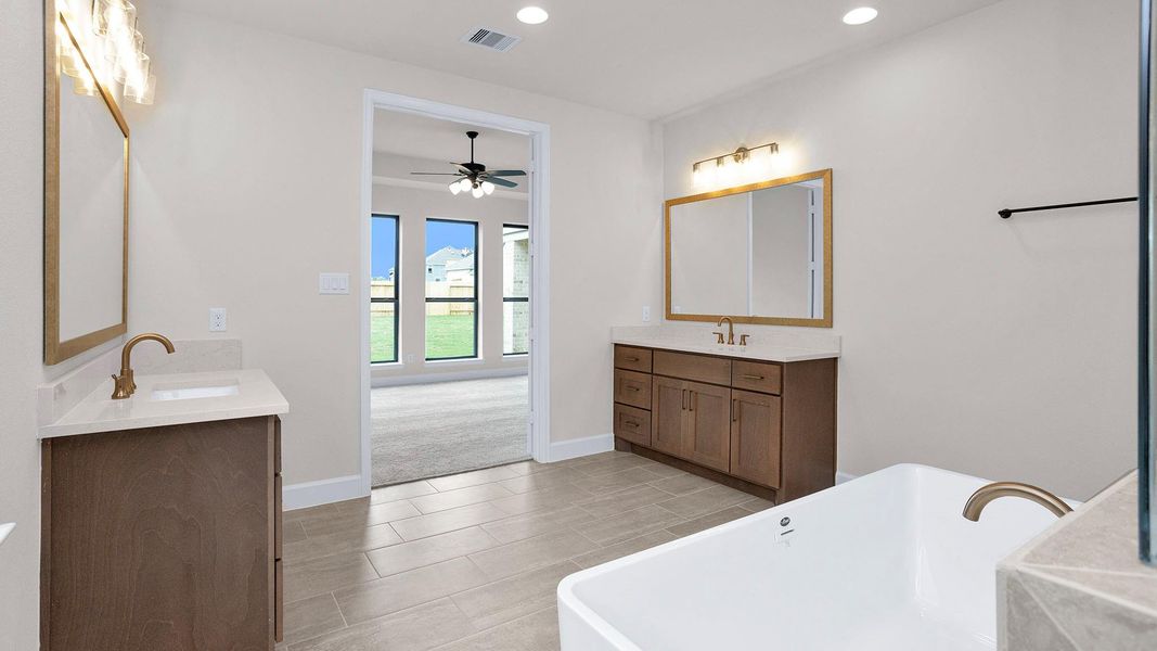 Furnished interior view inside a new home in Briarley, Montgomery (Image 9).