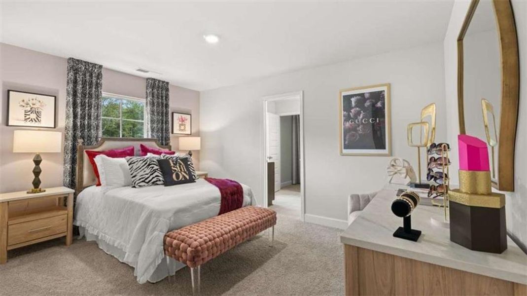 Furnished interior view inside a new home in Heritage Pointe, Senoia (Image 17).