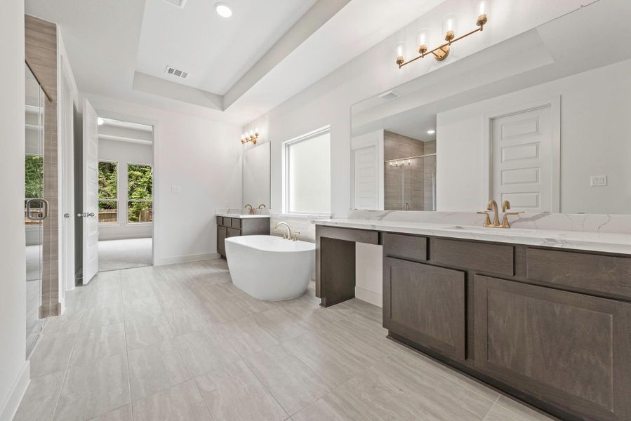 Furnished interior view inside a new home in The Woodlands Hills, Willis (Image 8).
