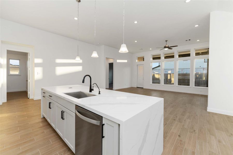 Furnished interior view inside a new home in Arabella on the Prairie, Booth (Image 7).