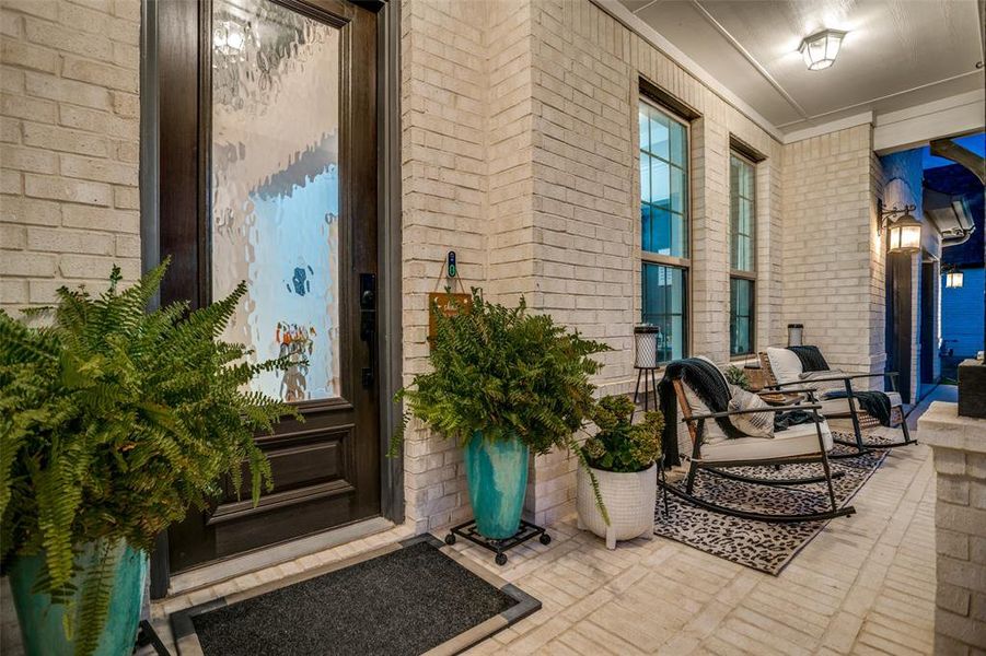 Exterior details and patio area of a home in Rockwood, Mansfield (Image 2). Exterior details and patio area of a home in Rockwood, Mansfield (Image 2).