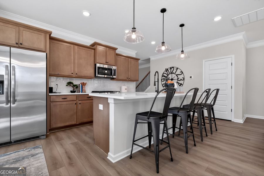 Furnished interior view inside a new home in Stonebridge North, Macon (Image 8).