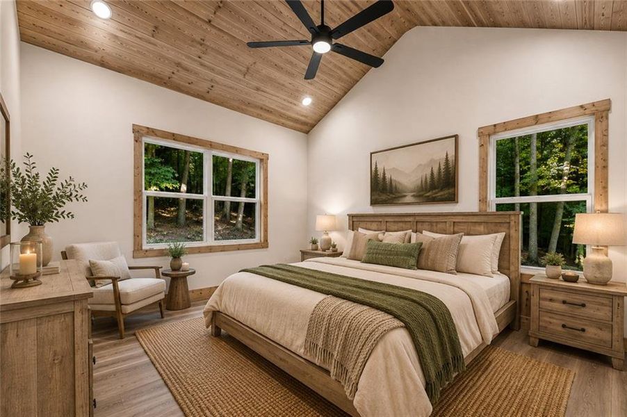 Furnished interior view inside a new home in , Ellijay (Image 5).
