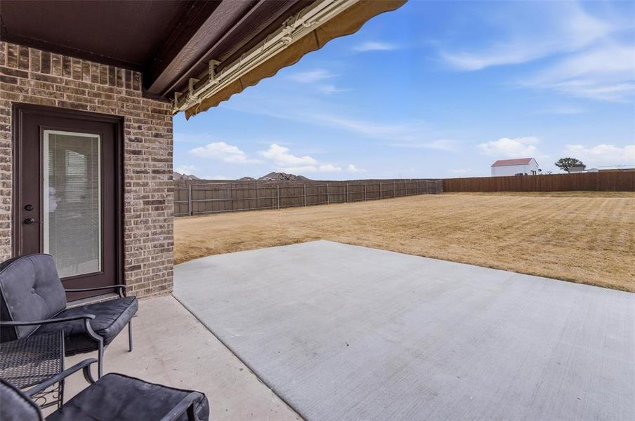 Exterior details and patio area of a home in , Godley (Image 25).