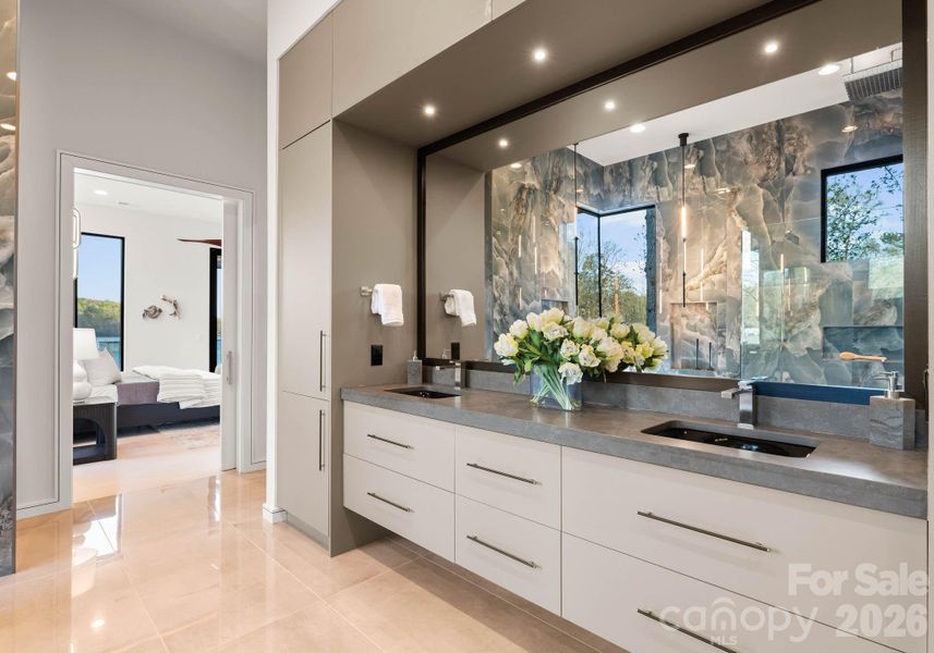 Furnished interior view inside a new home in , Charlotte (Image 13).