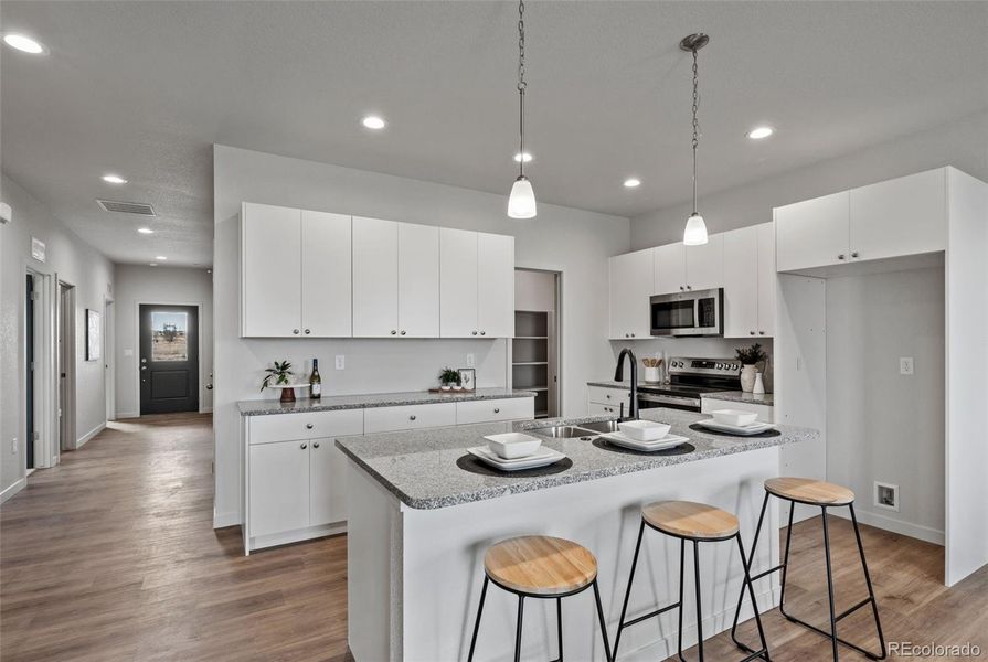 Furnished interior view inside a new home in , Pueblo West (Image 41).