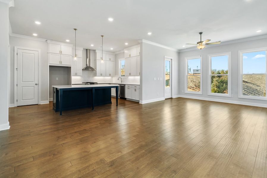 Representative unfurnished interior of a home built from the The Camilla by The Providence Group in Aberdeen, Hoschton (Image 15).