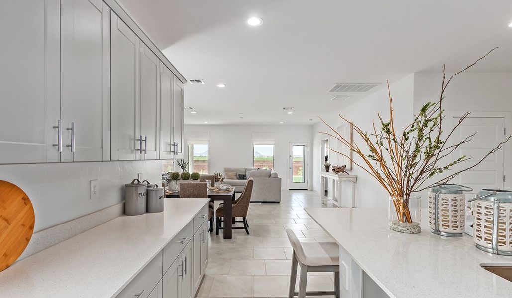 Representative furnished interior of a home built from the Kingston by D.R. Horton in Barnett Village, Marana (Image 26).