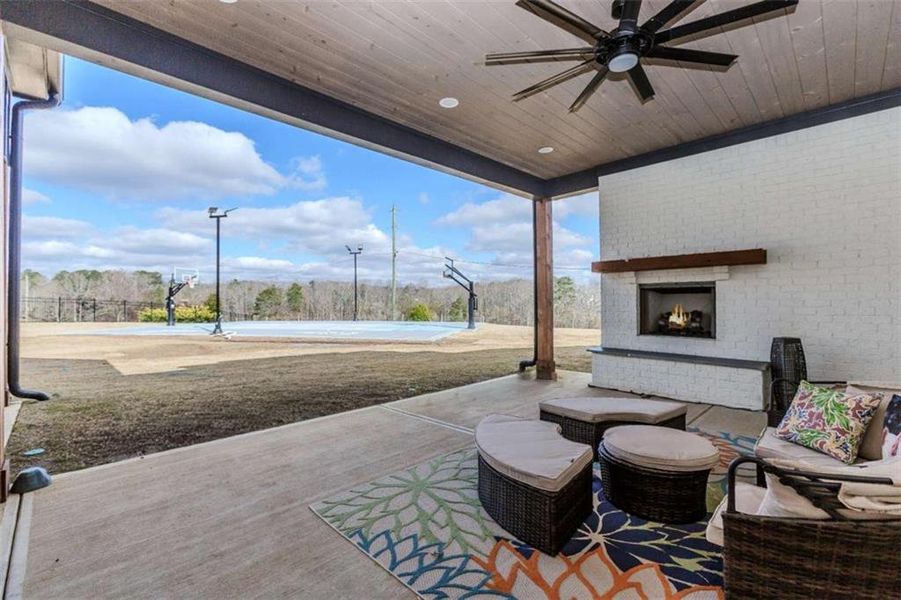 Exterior details and patio area of a home in , Dacula (Image 23).
