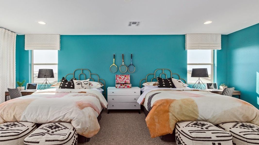 Representative furnished interior of a home built from the 45RM5 by Taylor Morrison in Almeria at Rancho Mercado, Surprise (Image 25).