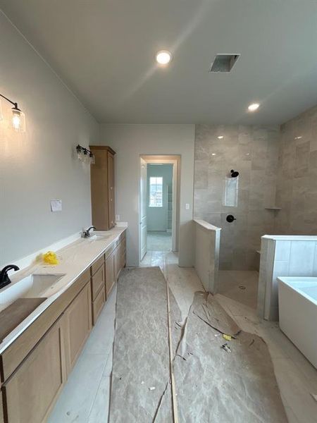 In-progress construction of a new home in Creekview Addition, Van Alstyne, TX (Image 18).