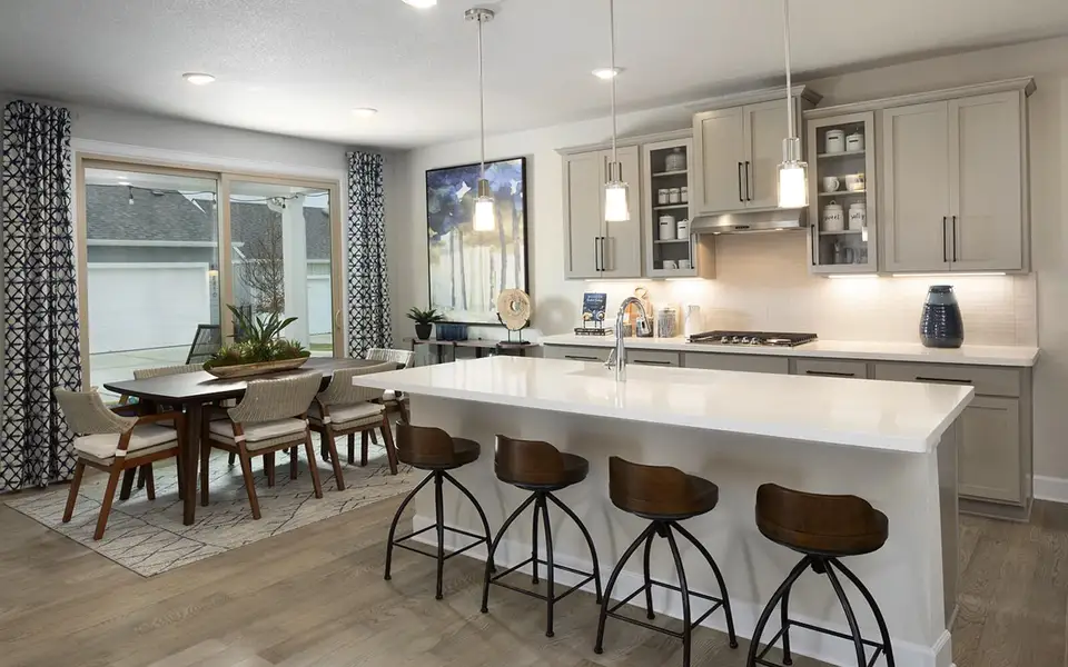 Furnished interior view inside a new home in Easton Park, Austin (Image 6).