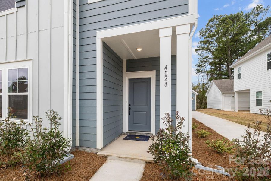 Exterior details and patio area of a home in Arbor Village, Matthews (Image 3).