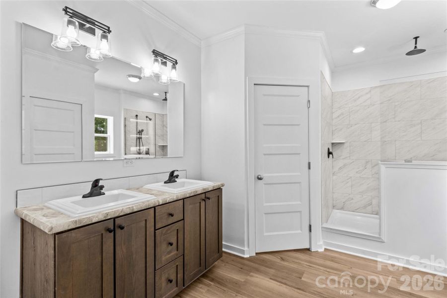 Furnished interior view inside a new home in , Mocksville (Image 15).