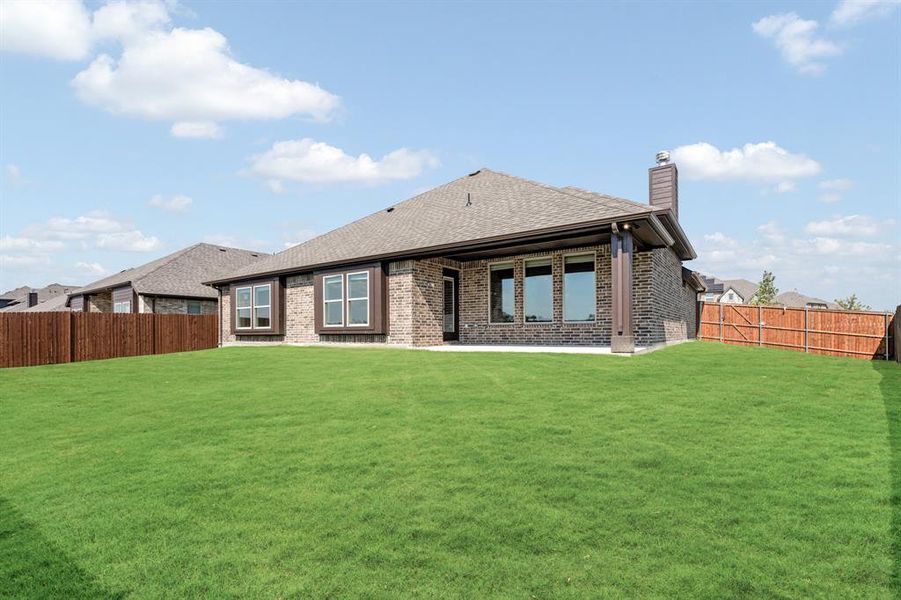 Exterior details and patio area of a home in The Grove, Midlothian (Image 20). Exterior details and patio area of a home in The Grove, Midlothian (Image 20).