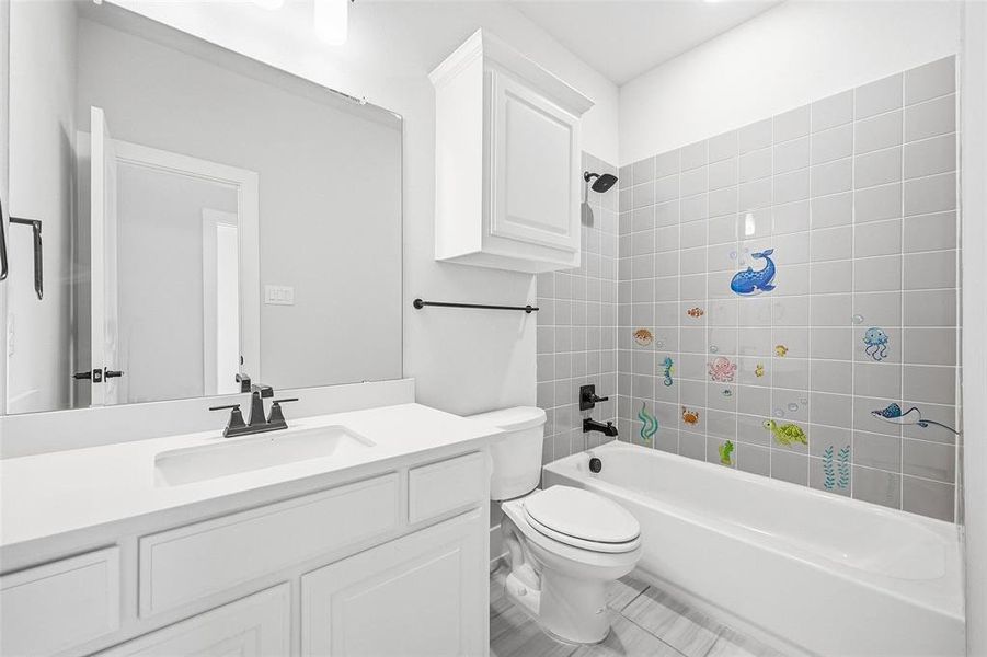 Furnished interior view inside a new home in , Little Elm (Image 8).