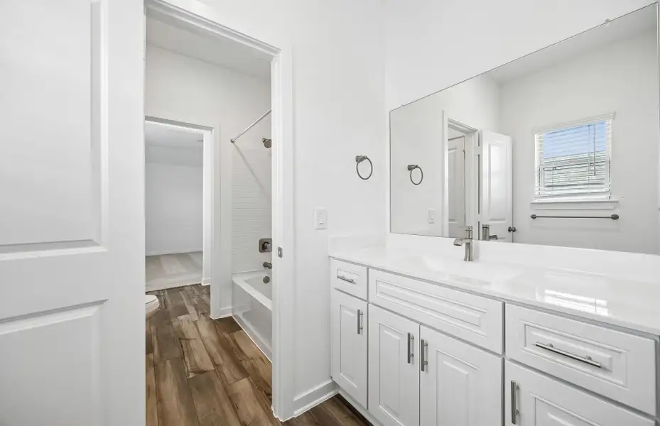 Furnished interior view inside a new home in Mavera, Conroe (Image 6).