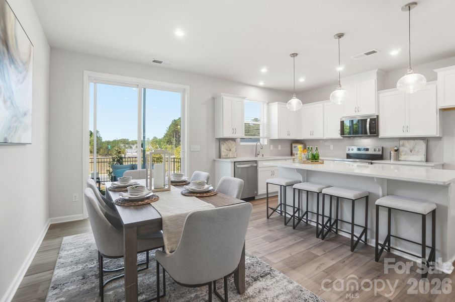 Furnished interior view inside a new home in Arbor Chase, Clover (Image 19).