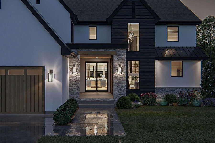 Exterior details and patio area of a home in , Tomball (Image 3).