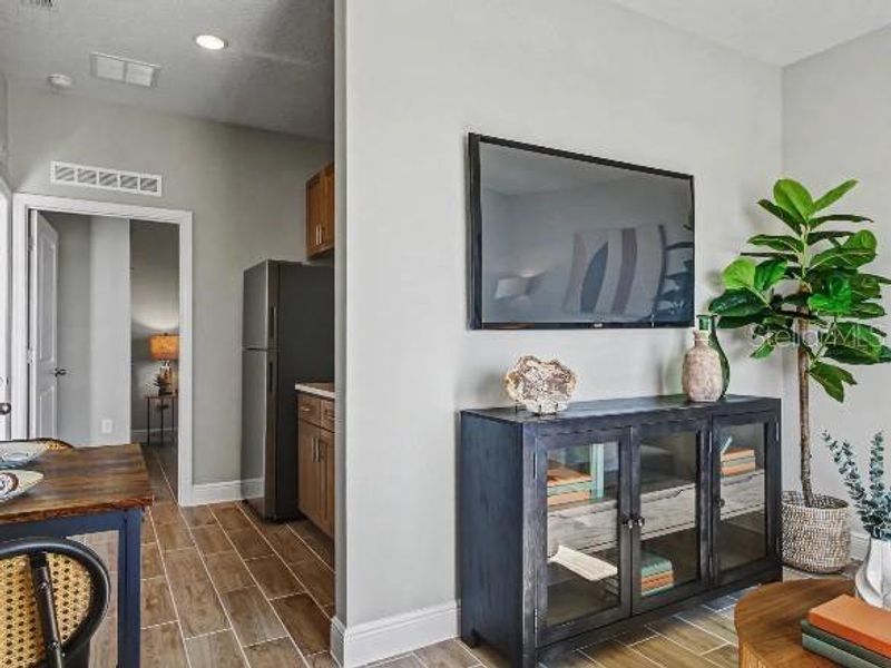 Furnished interior view inside a new home in Lake Deer Estates, Poinciana (Image 18).