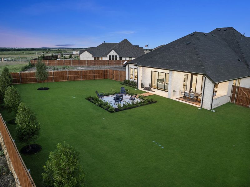 Representative exterior details of a home built from the Jackson by UnionMain Homes in Cambridge Crossing, Celina (Image 36).
