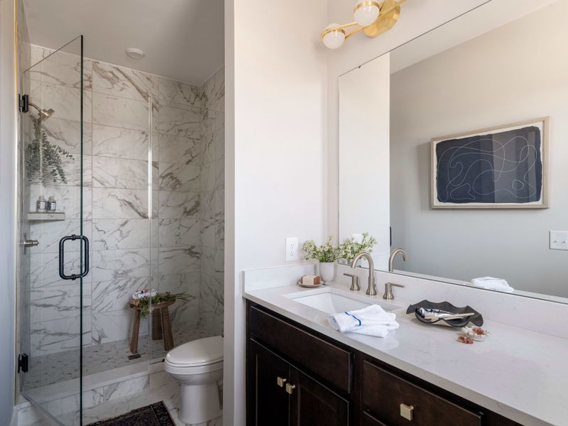Representative furnished interior of a home built from the Indie by Tri Pointe Homes in Context at Oakhurst, Charlotte (Image 9). Representative furnished interior of a home built from the Indie by Tri Pointe Homes in Context at Oakhurst, Charlotte (Image 9).