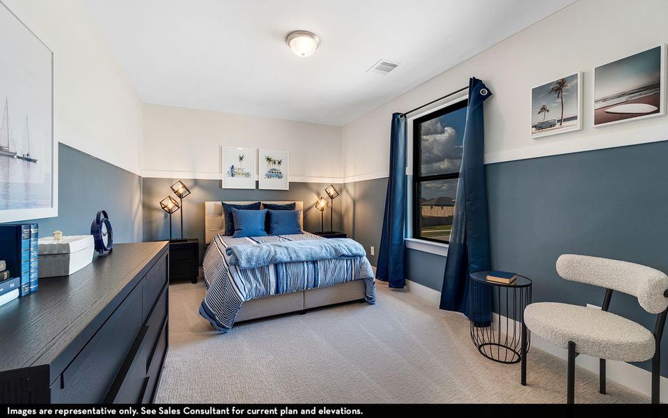 Furnished interior view inside a new home in Sunfield, Buda (Image 4).