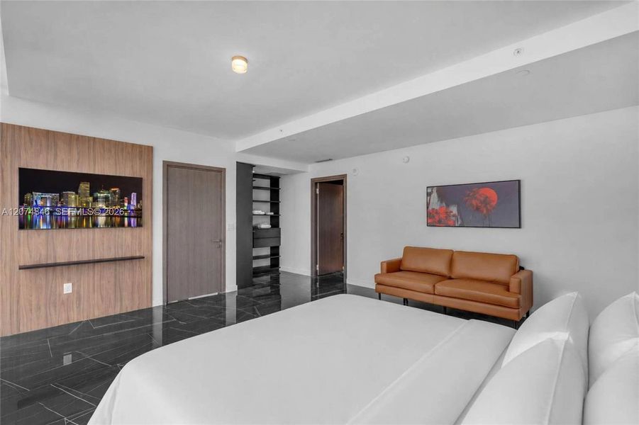Furnished interior view inside a new home in , Miami (Image 13). Furnished interior view inside a new home in , Miami (Image 13).