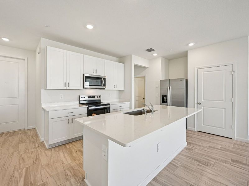 Furnished interior view inside a new home in Tidewater, Fort Pierce (Image 6).