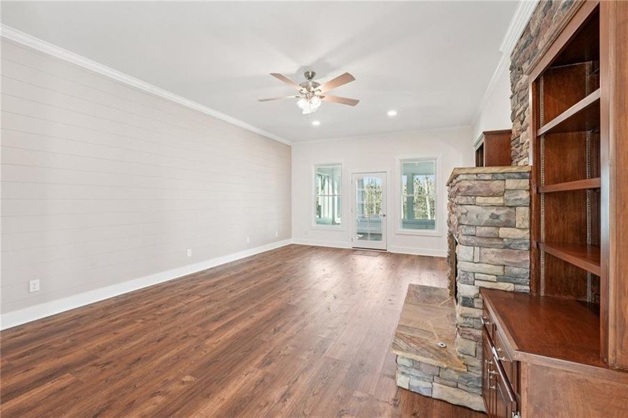 Spacious, unfurnished interior of a new home in , Canton (Image 54).