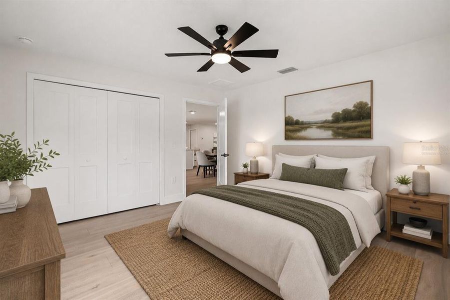Furnished interior view inside a new home in , Umatilla (Image 17).