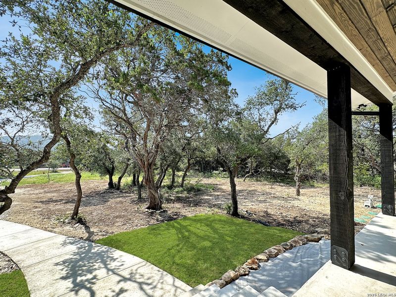 Exterior details and patio area of a home in , Canyon Lake (Image 22).
