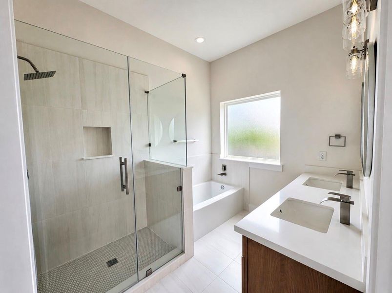 Furnished interior view inside a new home in , Houston (Image 10).