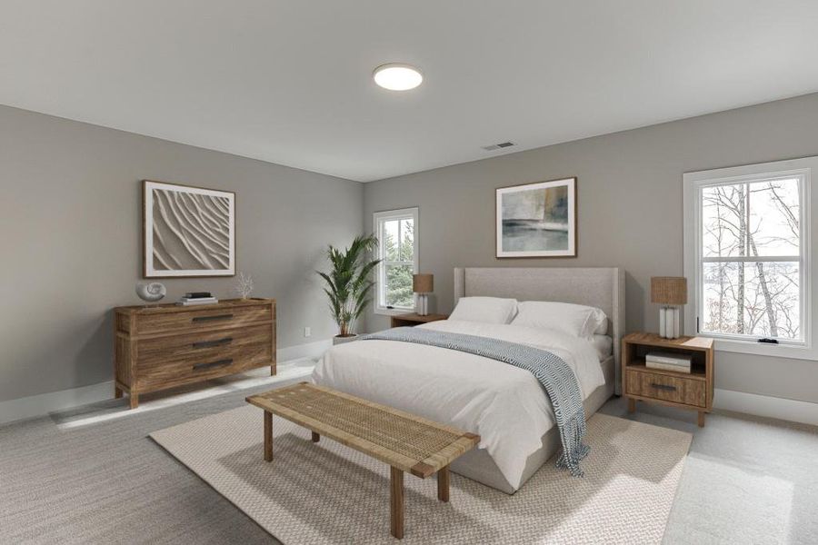 Furnished interior view inside a new home in , Cumming (Image 13).